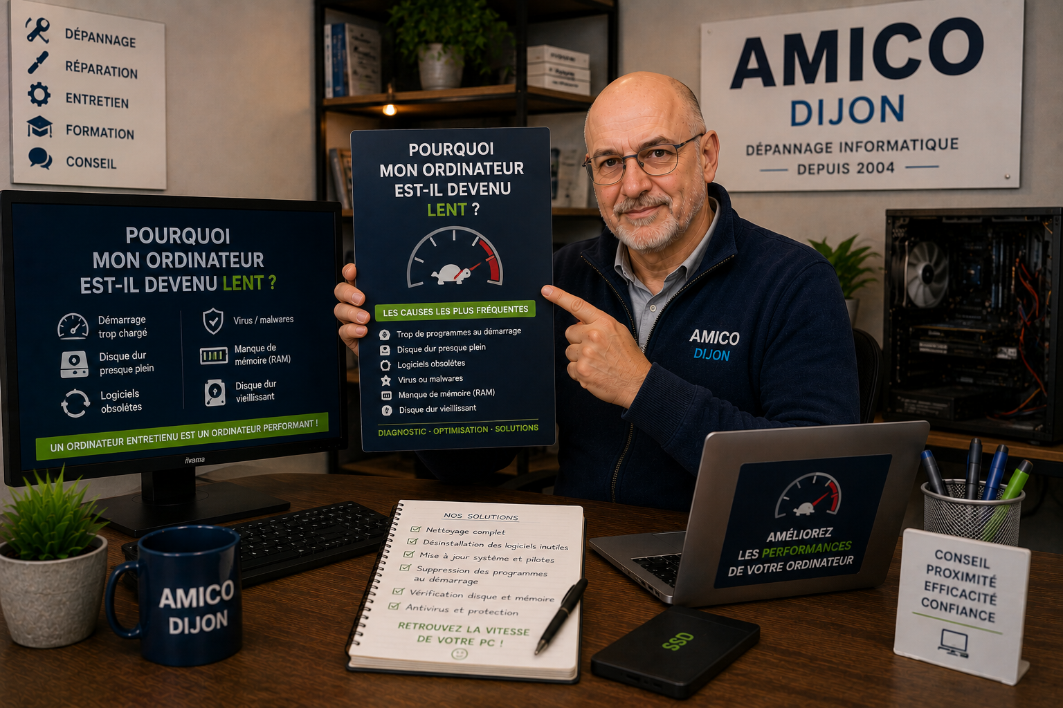 Pourquoi mon ordinateur est-il devenu lent ?