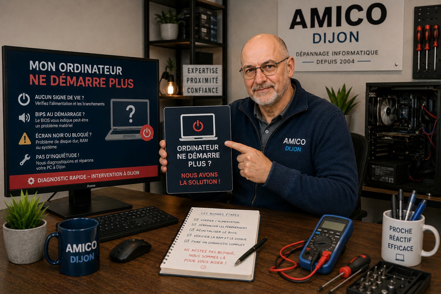 Mon ordinateur ne démarre plus : que faire quand votre PC refuse de s’allumer ?