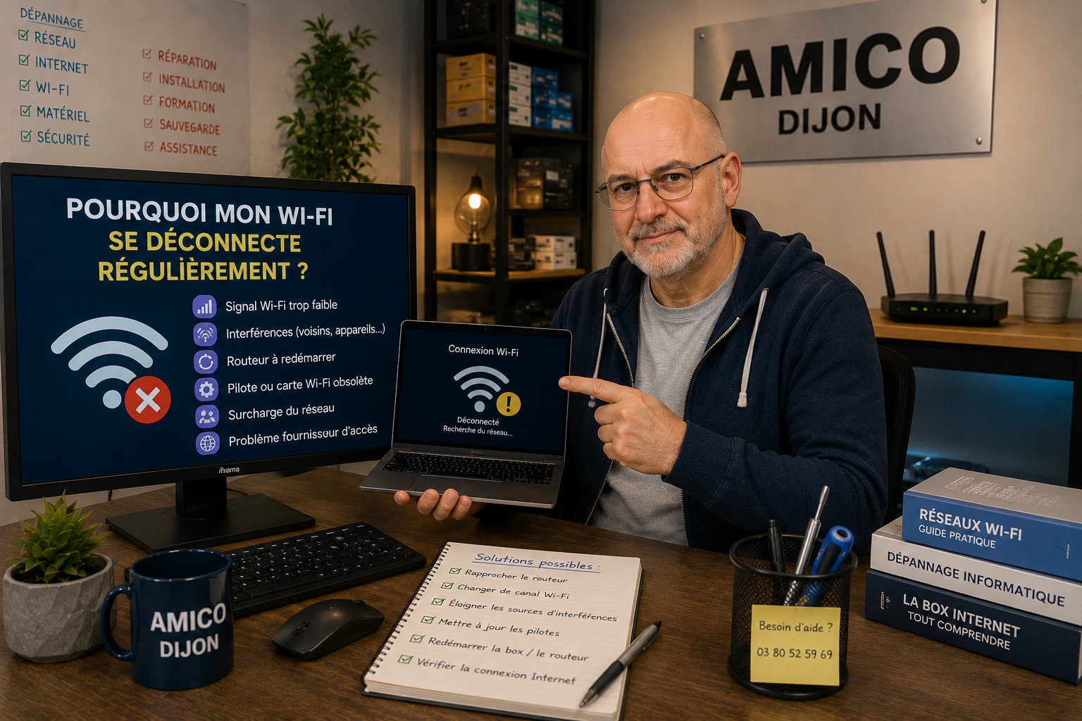 Pourquoi mon Wi-Fi se déconnecte régulièrement ?