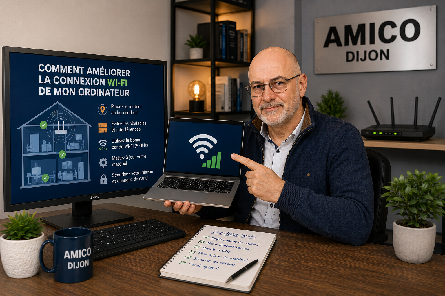 Comment améliorer la connexion Wi-Fi de mon ordinateur ?
