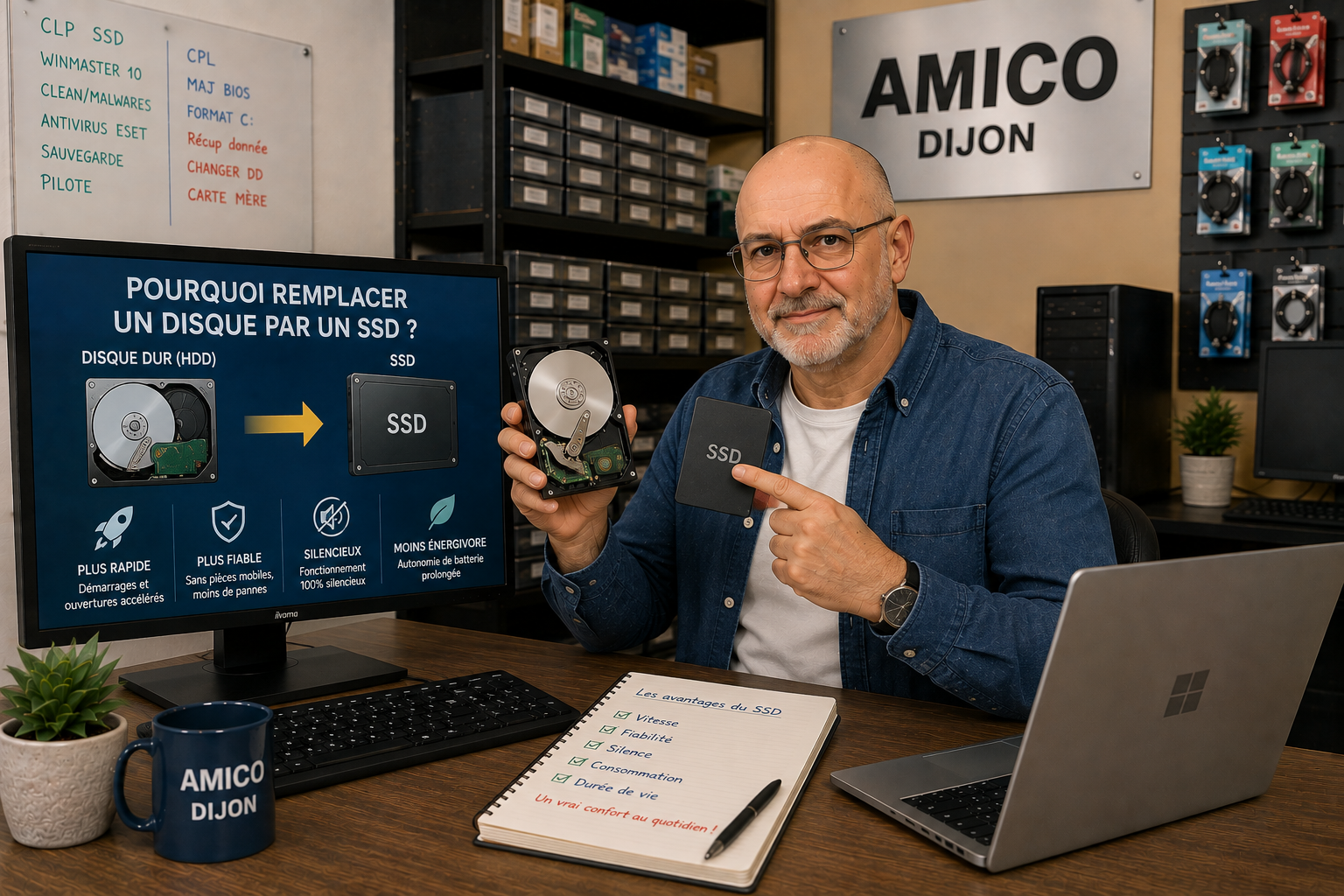 Pourquoi remplacer un disque dur par un SSD ?