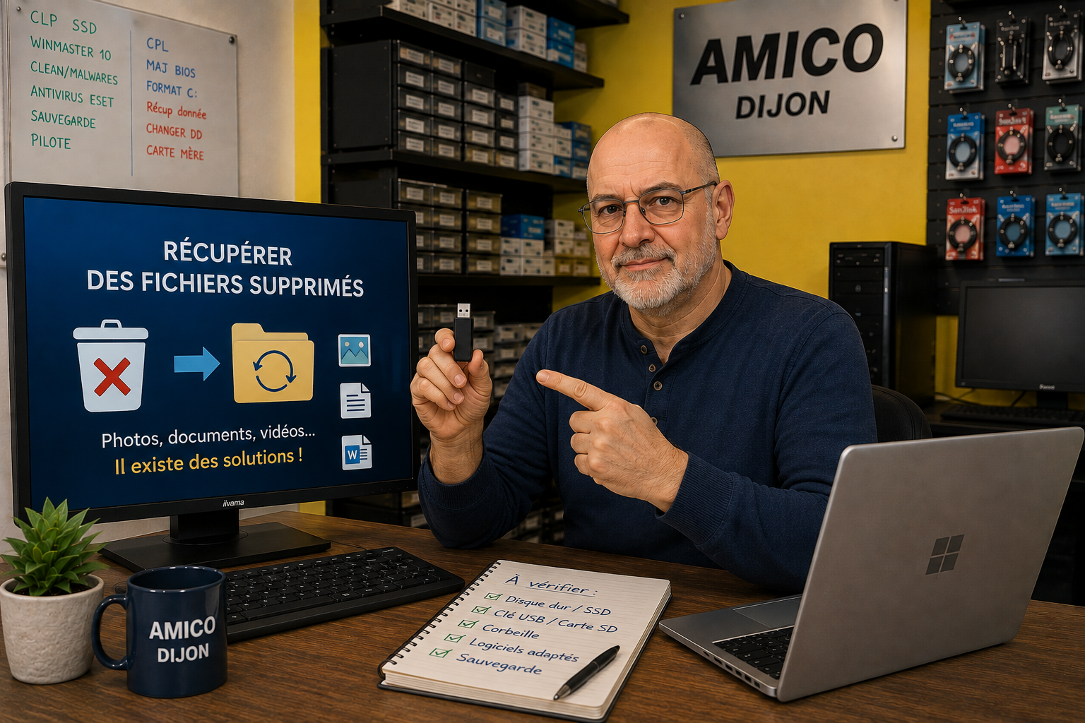 Comment récupérer des fichiers supprimés ?