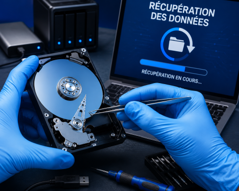 Récupération de données sur disque dur à Dijon Intervention sur un disque dur pour récupérer des données informatiques perdues