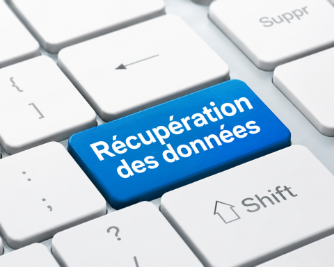 Récupérer des fichiers perdus ou supprimés Touche Récupération des données sur un clavier d’ordinateur